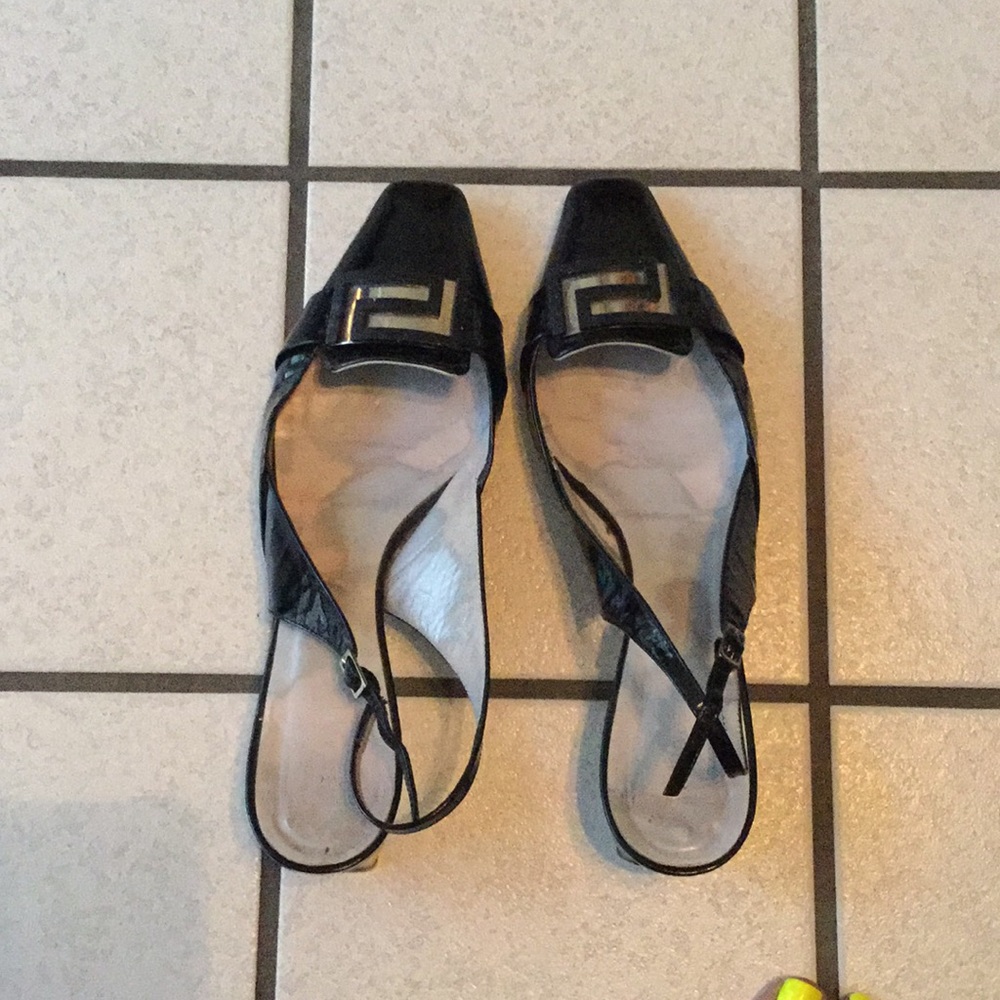 Versace slingback heels